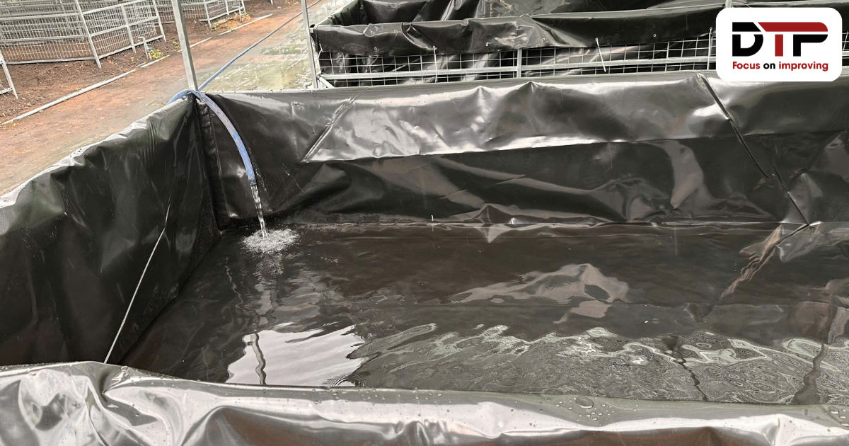 So sánh bể bạt HDPE tự làm tại nhà và bể gia công sẵn tại xưởng